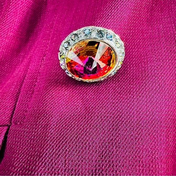 Vintage Lily & Taylor New York & Paris Women’s Sz 14 Pink Trench Coat - Picture 12 of 16